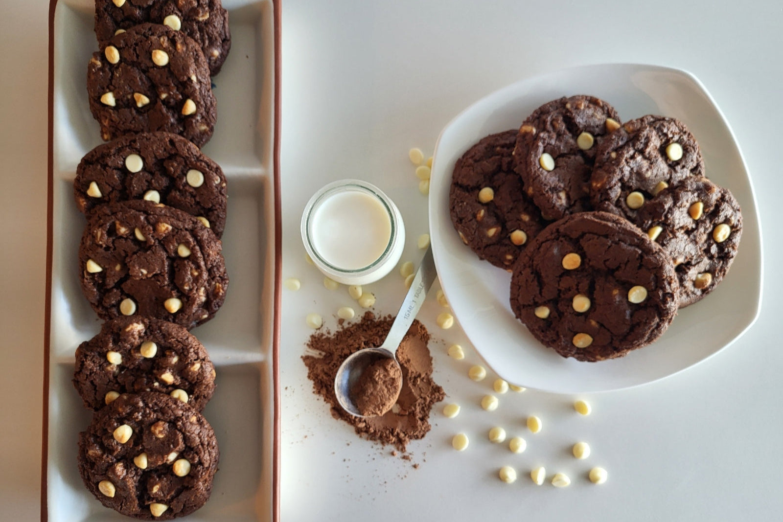 Chocolate Cookie with White Chocolate Chips - Oversized